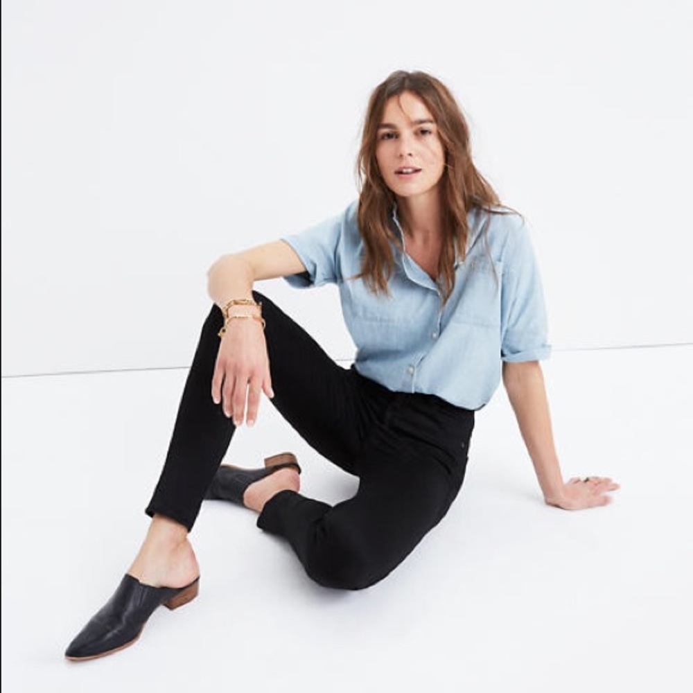 Madewell high rise skinny jean in Carbondale